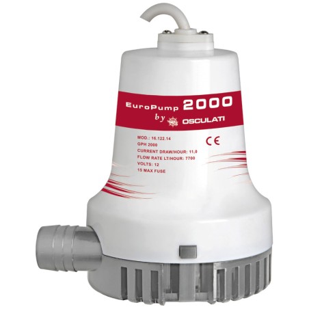 Pompe de cale immergée Europump II 2000 12 V | EAN 8033137094811 Ref 16.122.14