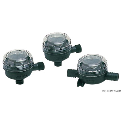 Filtre eau Flojet déclick embout fileté 1/2" | EAN 8033137095863 Ref 16.408.03