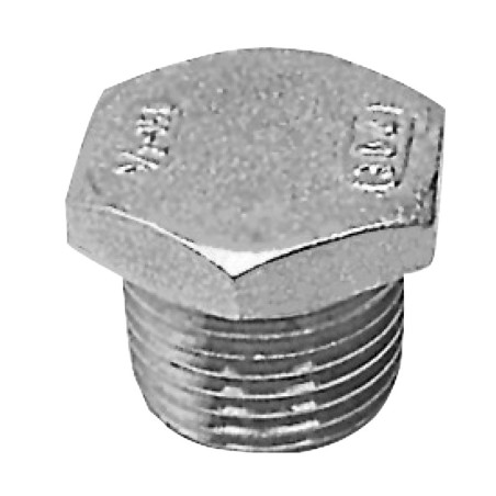 Bouchon mâle inox 1''1/4 | EAN 8033137097386 Ref 17.123.05