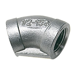 Raccord coudé 45+ femelle/femelle 1"1/2 | EAN 8033137098536 Ref 17.220.06