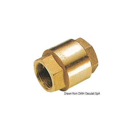 Clapet anti-retour laiton 1" | EAN 8033137099656 Ref 17.232.04