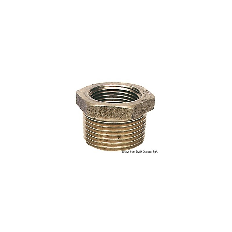 
Réduction laiton mâle/femelle 1/2" x 3/8" 
