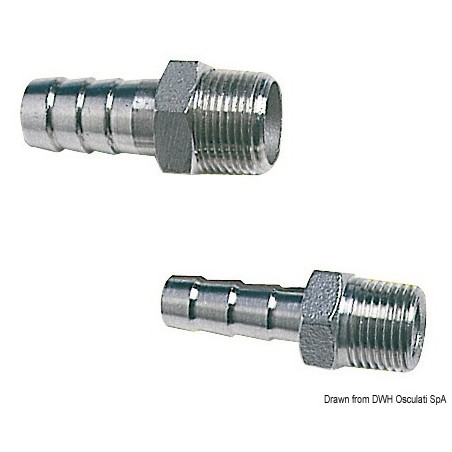 Embout mâle 1"1/2 x 40 mm | EAN 8033137101007 Ref 17.306.19