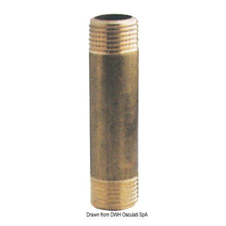 Raccord rallonge laiton 1" x 200 mm | EAN 8033137100642 Ref 17.276.30