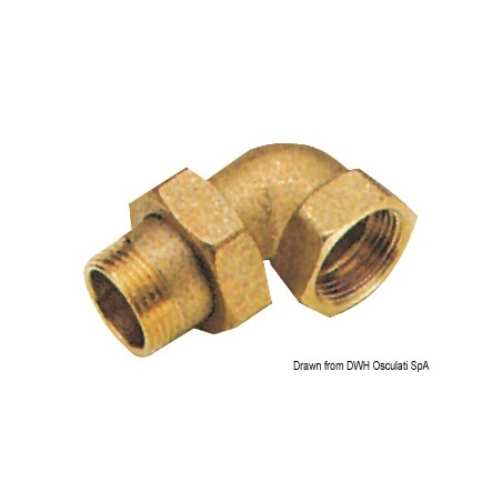 Raccord 3 pièces 90+ 3/8" | EAN 8033137100437 Ref 17.274.00