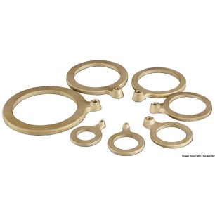 Rondelle laiton 1" 1/2 raccordement câble de terre | EAN 8033137206634 Ref 17.342.06