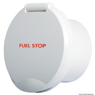 Bloc ABS blanc Classic Evo + mention FUEL STOP | EAN 8033137047053 Ref 17.452.56