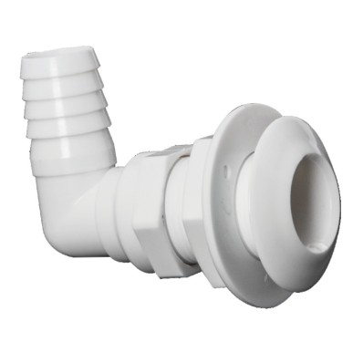 Passe-coque 90+ plastique blanc 1" x 19 mm | EAN 8033137102479 Ref 17.395.01