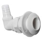 
Passe-coque 90° plastique blanc 1" x 25 mm 
