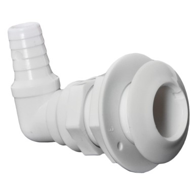 Passe-coque 90+ plastique blanc 1" x 25 mm | EAN 8033137102462 Ref 17.395.00