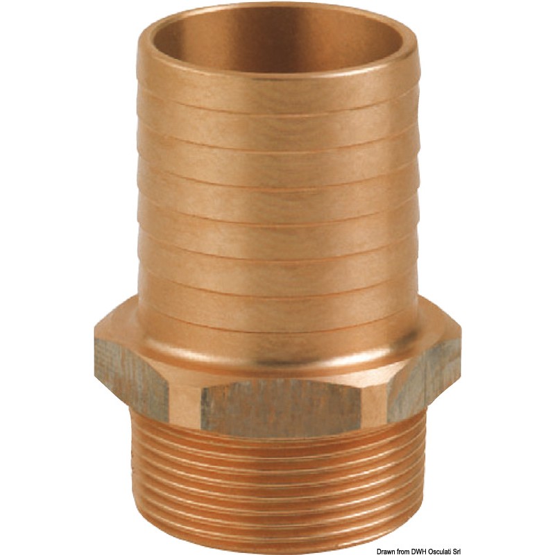 
Embout mâle en bronze GUIDI 2" x 50 mm 

