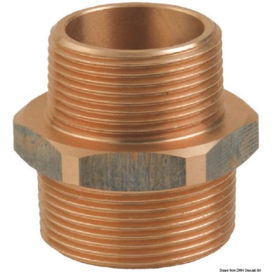 Embout réduit M-M bronze GUIDI 1"1/4 x 1" | EAN 8033137207310 Ref 17.564.06