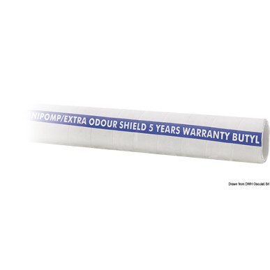 Tuyaux anti-odeur p.toilettes Sanipomp-extra 19mm 40m | EAN 8033137207662 Ref 18.011.19