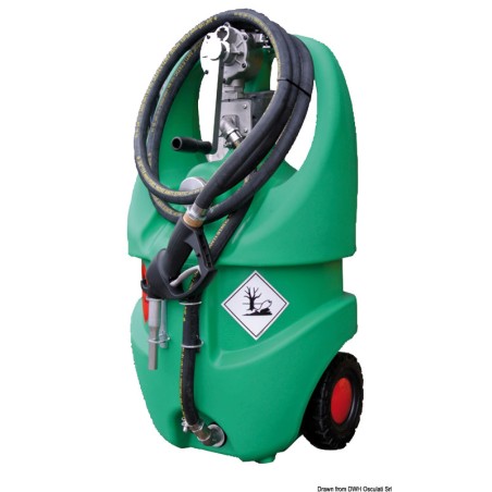 Conteneur p.essence + roues homologué ADR 55 l | EAN 8033137106644 Ref 18.405.05