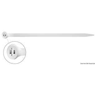 Collier 2-Lock 3,5 mm x 140 mm Ø 2/35 mm Fermeture AISI 316| EAN 8033137106453 Ref 18.042.01
