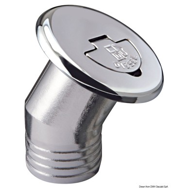 Bouchon nable laiton chromé 30+ WATER 38 mm | EAN 8033137110726 Ref 20.665.02