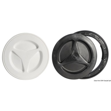 Bouchon inspection polypropylène noir 135 mm | EAN 8033137110153 Ref 20.337.01NE