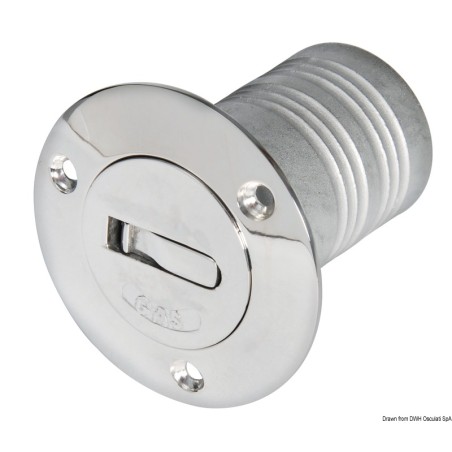 Bouchon laiton chromé WATER 38 mm | EAN 8033137110405 Ref 20.367.02