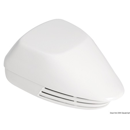 Avertisseur membrane ABS blanc 12 V | EAN 8033137027987 Ref 21.449.00
