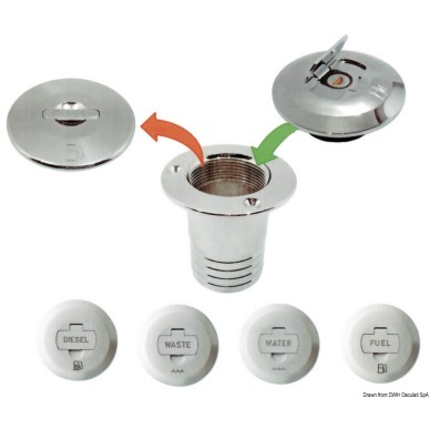 Bouchon Water sans cylindre | EAN 8033137110993 Ref 20.668.23