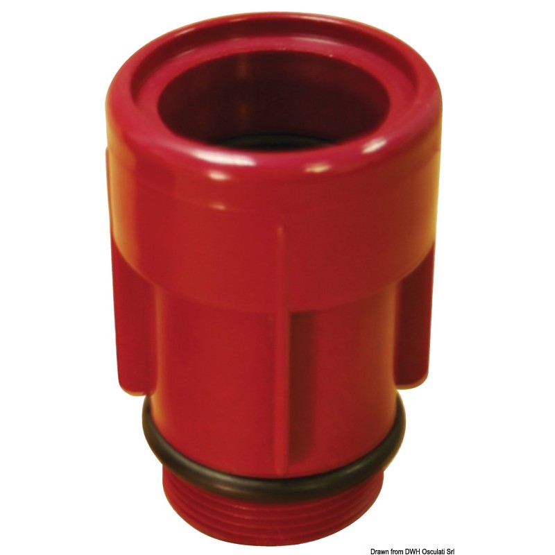 
Adap. p. bouchons de nabe WASTE 1 1/4'' ISO8840 
