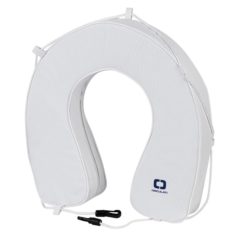 
Bouée fer--cheval PVC blanc 
