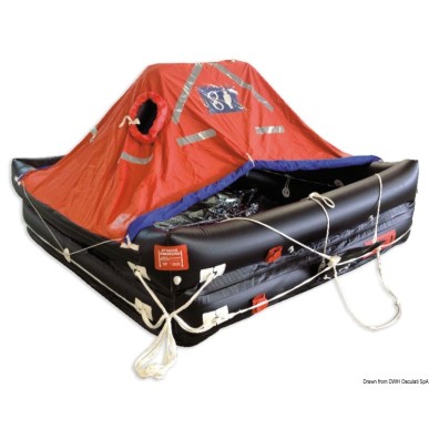 Radeau Deep-Sea A pack Roll 8 places 118x56x53 cm | EAN 8033137112867 Ref 22.751.08