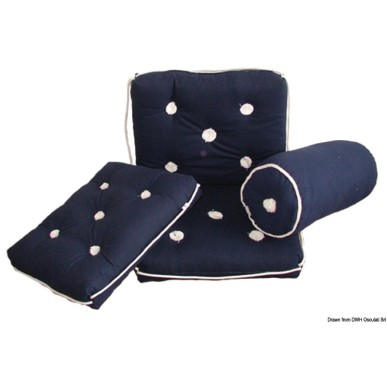 Coussin coton Simple bleu 430 x 350 mm  Ref 24.430.11