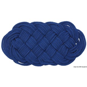Paillasson nylon bleu 72 x 37 cm | EAN 8033137039553 Ref 23.907.20