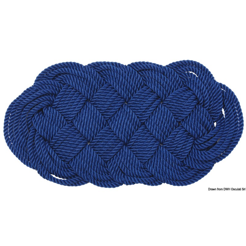 
Paillasson nylon bleu 72 x 37 cm 
