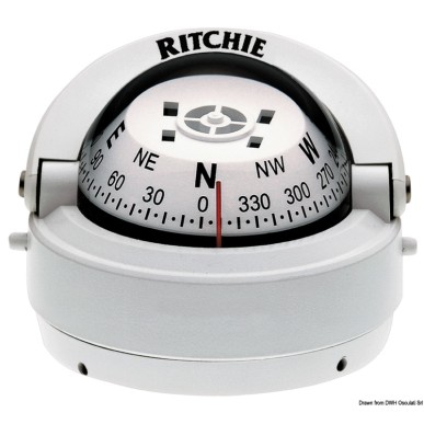 Compas externe RITCHIE Explorer 2"3/4 blanc/blanc | EAN 10342160508 Ref 25.081.12