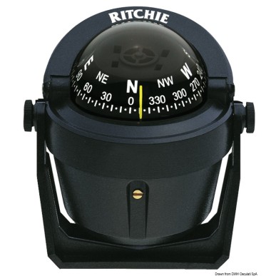 Compas étrier RITCHIE Explorer 2"3/4 noir/noir | EAN 8033137115028 Ref 25.081.21