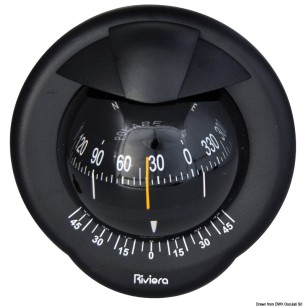 Compas 4" RIVIERA Polare BP1 noire/noire | EAN 8033137209239 Ref 25.020.18
