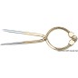 
Compas diviseur en laiton poli miroir 177 mm 

