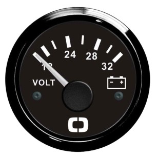 Voltmètre 18/32 V noir/noir | EAN 8033137040603 Ref 27.320.15