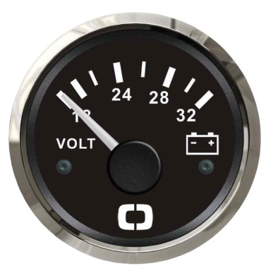 Voltmètre 18/32 V noir/polie | EAN 8033137040764 Ref 27.321.15