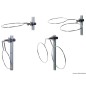 
Porte pare-battage simple repliable inox 230 mm 
