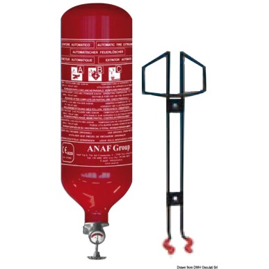Extincteur pluie de poudre cylindrique 2 kg | EAN 8033137119613 Ref 31.515.22
