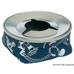 Cendrier acier inox bleu | EAN 8033137119811 Ref 32.507.00BL