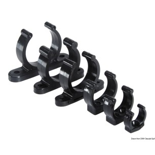 Clip plastique robuste noir 20 mm | EAN 8033137037689 Ref 34.355.03