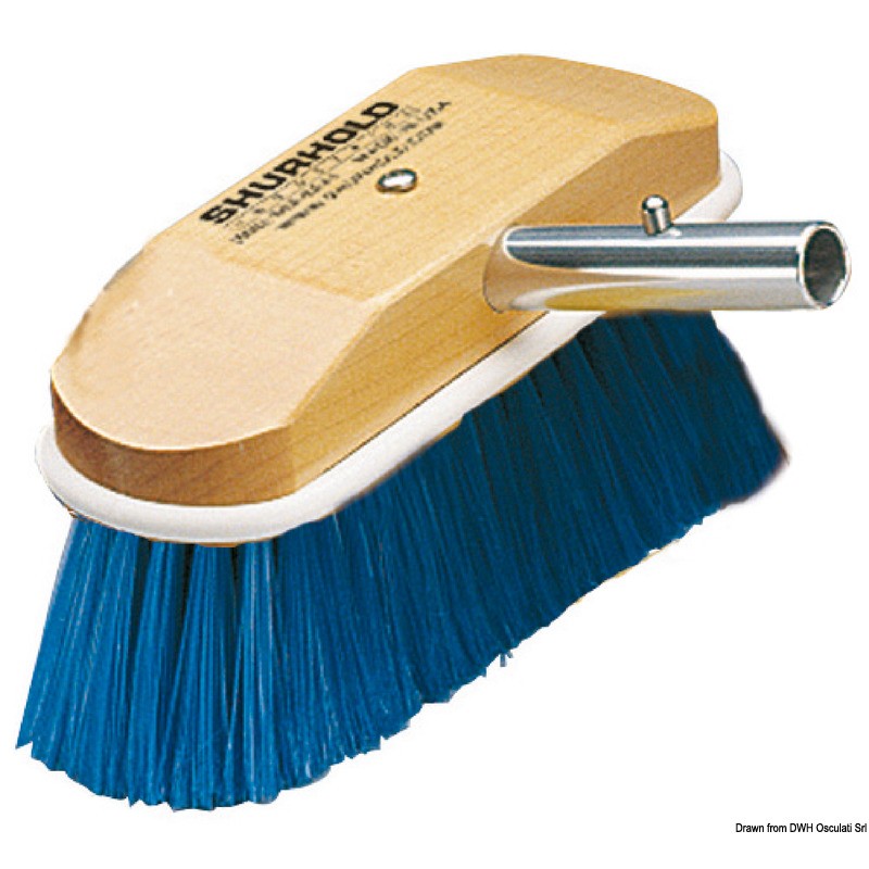 
Brosse 8" fibres souples bleu 

