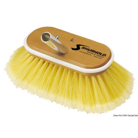 Brosse 6" fibre souples jaunes | EAN 703485209608 Ref 36.960.00