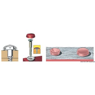 Rondelle cuvette cache clipser noir 4,8/6,0 mm | EAN 8033137126055 Ref 37.341.02