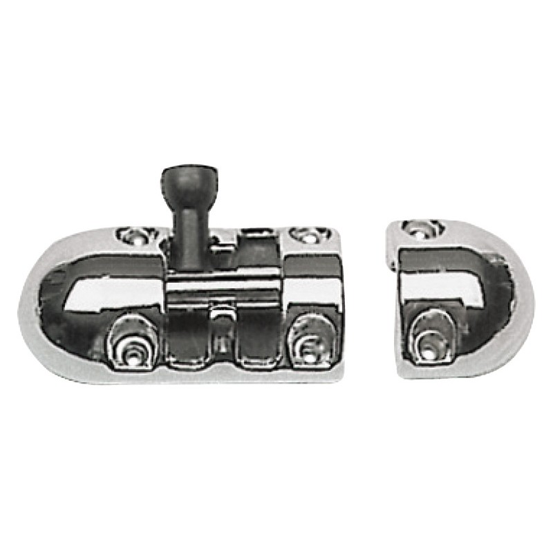 
Verrou laiton chromé 85x31 mm 

