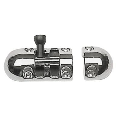 Verrou laiton chromé 85x31 mm | EAN 8033137127632 Ref 38.177.00