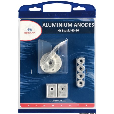 Kit anode Suzuki 40/50 HP zinc | EAN 8033137060939 Ref 43.370.00