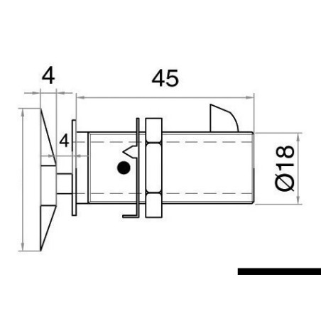 Fermeture Flush Lock ovale type A | EAN 8033137019302 Ref 38.179.40