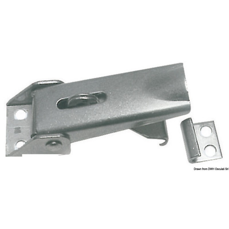 
Fermeture  levier inox réglable 70x25 mm 
