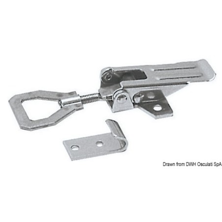 Fermeture levier inox réglable 250 kg | EAN 8033137128295 Ref 38.210.00