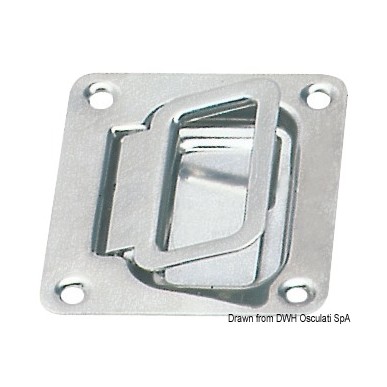 Poignée inox poli 57x77 mm | EAN 8033137004865 Ref 38.218.21